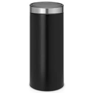 Brabantia Touch Bin New 30 Litre Matt Black (FPP Lid)