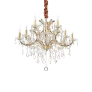 Napoleon 12 Light Pendant Light Gold