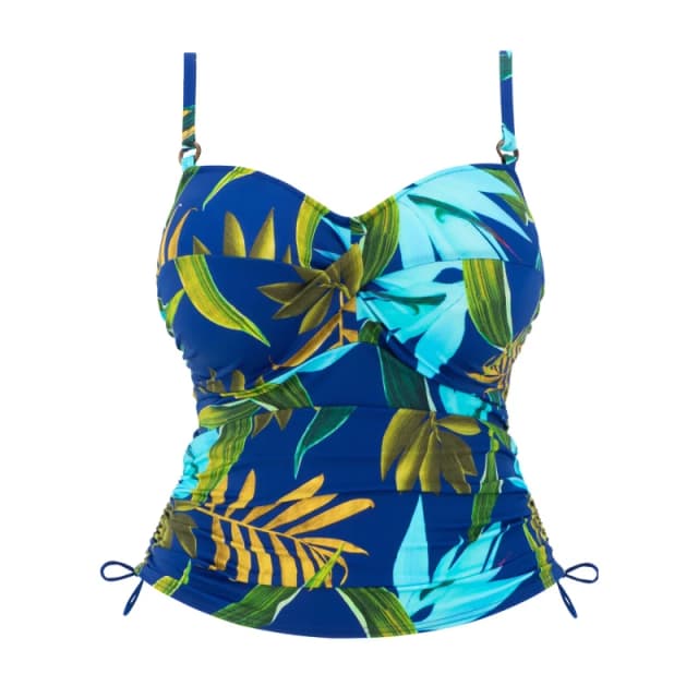 Fantasie Fantasie Pichola Twist Tankini Top Tropic Blue - Fantasie - Size: 32D Tropic Blue Female 32D LO54601