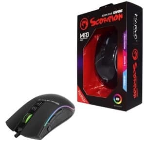 Marvo Scorpion M513 USB RGB LED Black Programmable Gaming Mouse