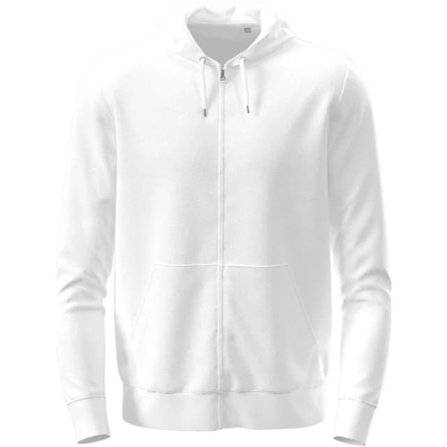 Stedman Mens Classic Full Zip Hoodie in White Size: XS White Male XS