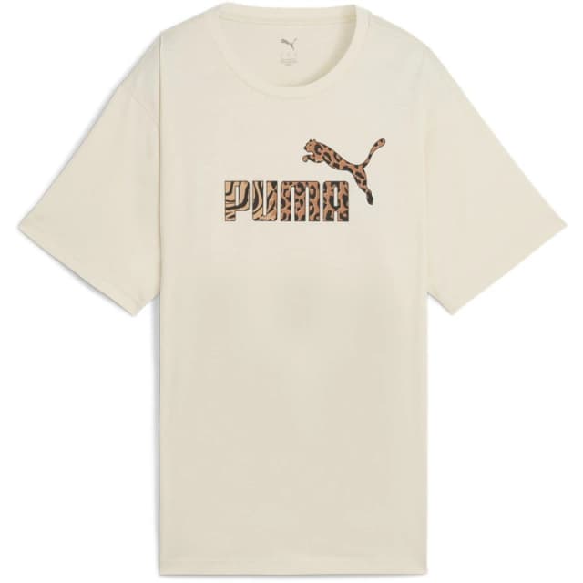 Puma Womens Regular Fit Logo T-Shirt Alpine Animal female 10 (S)