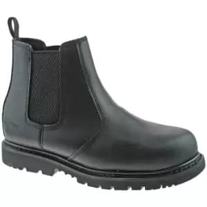 Grafters Mens Safety Chelsea Boots (11 UK) (Black) - Black