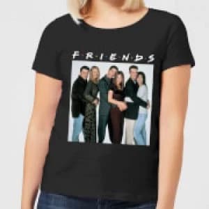 Friends Group Shot Womens T-Shirt - Black