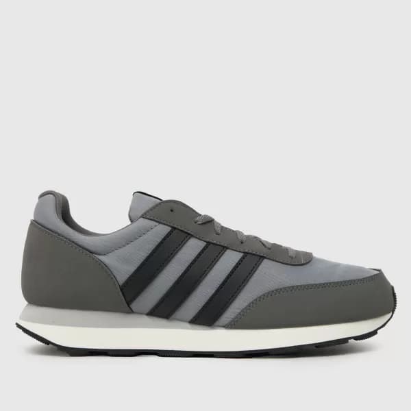 adidas run 60s 3.0 trainers in grey & Black Grey & Black UK 11 (EU 46)