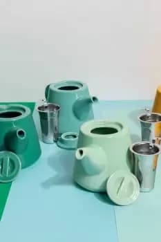 Ceramic Filter Teapot, Peppermint, Two Cup - 500ml Boxed