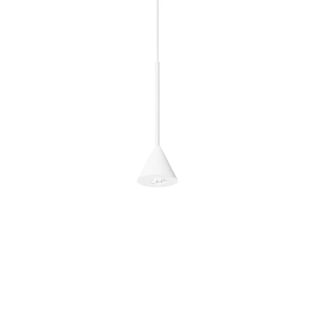 Archimede Integrated LED Cone Pendant Ceiling Light White 250Lm 3000K