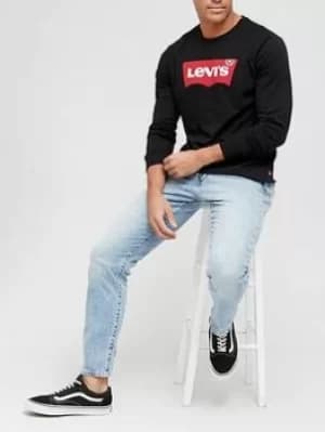 Levis Levis Housemark Logo Long Sleeve T-Shirt, Black Size XL Men