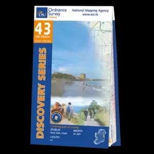 Ordnance Survey Ireland Map of County Dublin, Meath and Louth: OSI Discovery 43