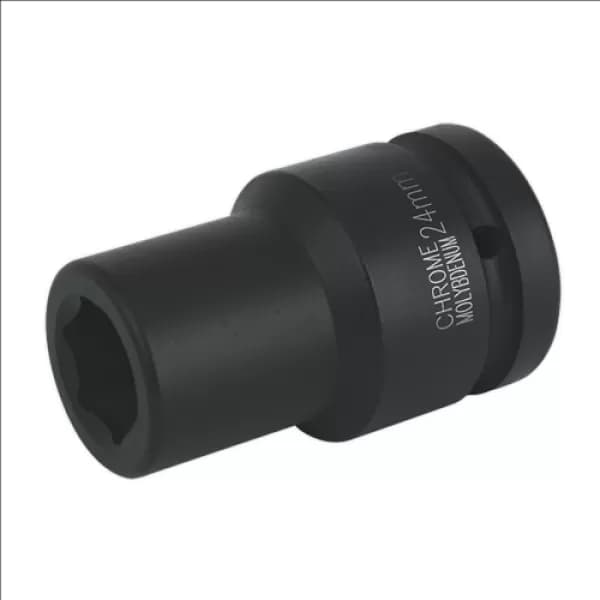 Genuine SEALEY IS124D Impact Socket 24mm Deep 1Sq Drive
