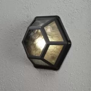 Konstsmide Castor Outdoor Classic Wall Lamp Black IP23