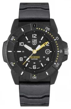 Luminox Mens Navy Seal 3600 Series Black Rubber Strap Watch