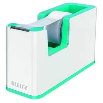 Leitz WOW Tape Dispenser Dual Colour WhiteIce Blue 53641051