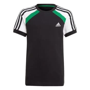 adidas Block T Shirt Junior Boys - Green