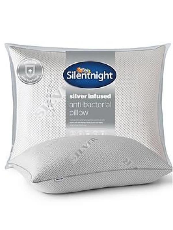 Silentnight Wellbeing Silver Anti Allergy Pillow White WA81T Unisex