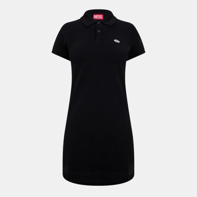 Diesel Womens Polo Dress Black female 6
