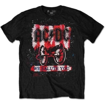 AC/DC - We Salute You Bold Unisex Small T-Shirt - Black