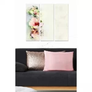 MDF32142765 Multicolor Decorative MDF Painting (3 Pieces)