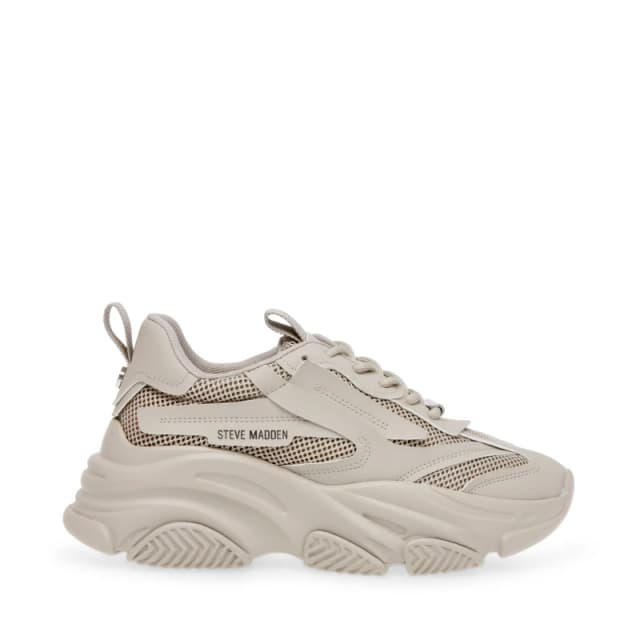 Steve Madden Girls Possession Chunky Trainers Greige female 1 (33)