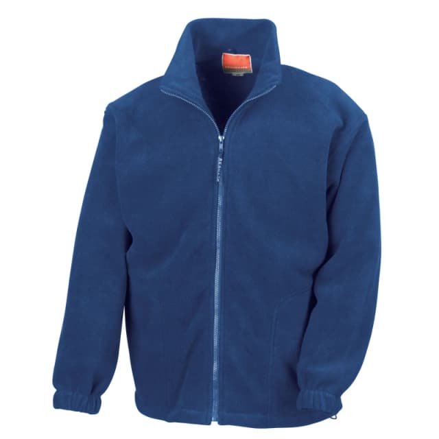 Result Result Men Polartherm Fleece Jacket in Blue Size: Medium Blue M Male 5063527290298