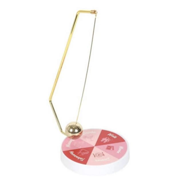 Something Different Something Different Date Night Pendulum Decision Maker in Pink Pink One Size Unisex 5063693881566