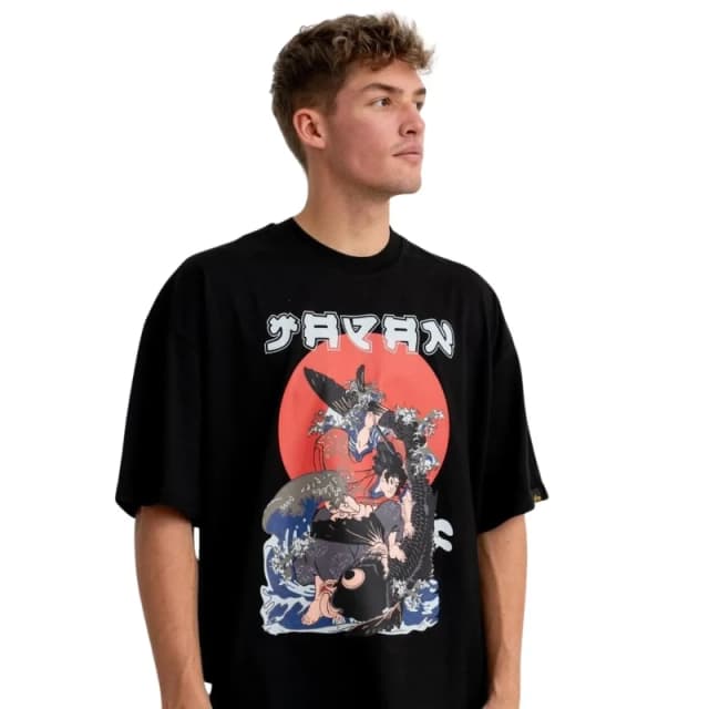 alpha industries T-Shirt Alpha Industries Japan Warrior Noir Male S