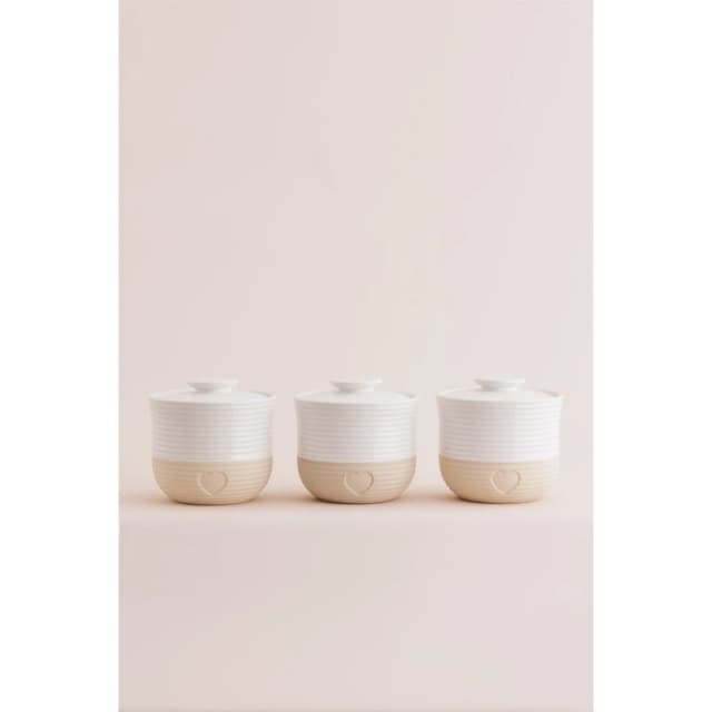 Mason Cash Rustic Charm Set of 3 Storage Jars Storage Jars 1 Multi 71427599027