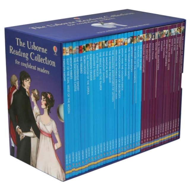 The Usborne Reading Collection for Confident Readers 40 Books Box Set Usborne Books