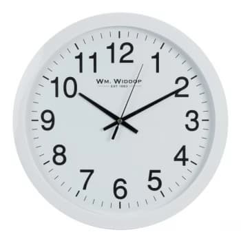 William Widdop Wall Clock - White