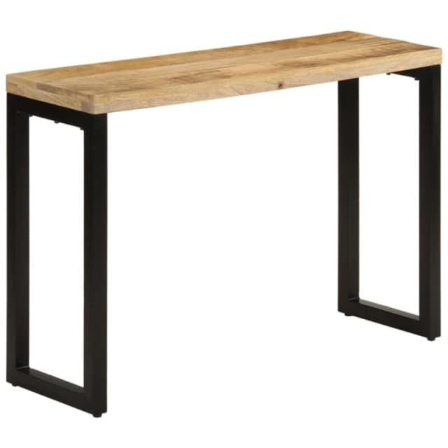 VIDAXL Console Table 110x35x76cm Solid Rough Wood Mango Vidaxl 8720845852467