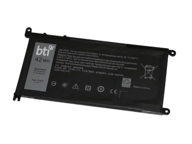 BTI BTI 051KD7 compatible 42Wh 3-cell battery for Dell Chromebook 3180 051KD7-BTI