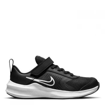 Nike Downshifter 11 Little Kids Shoe - Black/White