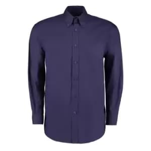 Kustom Kit Mens Long Sleeve Corporate Oxford Shirt (14.5inch) (Midnight Navy)