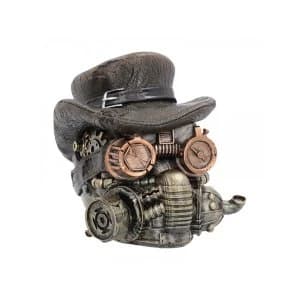 Masked Menace Steampunk Skull