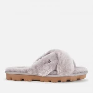 UGG Womens Fuzzette Sheepskin Slide Slippers - Soft Amethyst - UK 3
