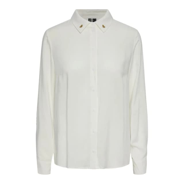 Pieces Woman's shirt Pieces Pcelina Blanc Female M