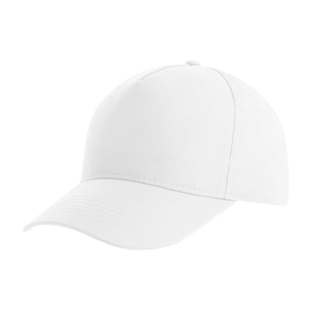 Atlantis Atlantis Men Recy Five Polyester Baseball Cap in White White One Size Male 5063107765581