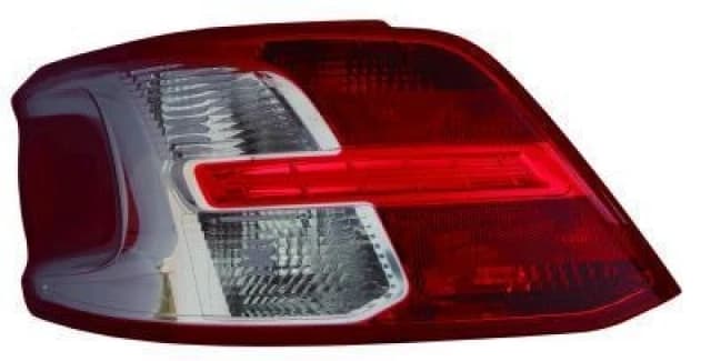 ABAKUS 550-1966L-LD-UE Rear light Outer section, without bulb, Left, P21/5W Combination Rearlight (391)