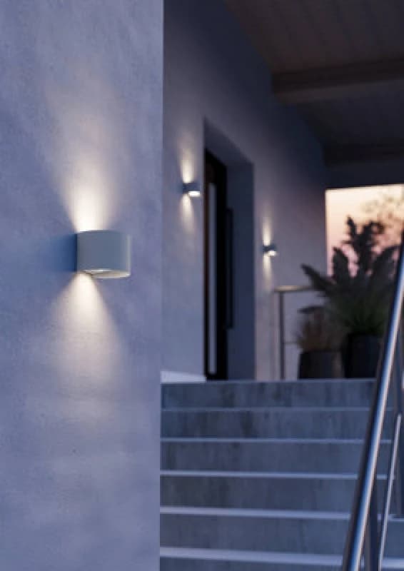 EGLO Eglo CALPINO 3 White Outdoor Wall Light White One Size Unisex 9008606347155