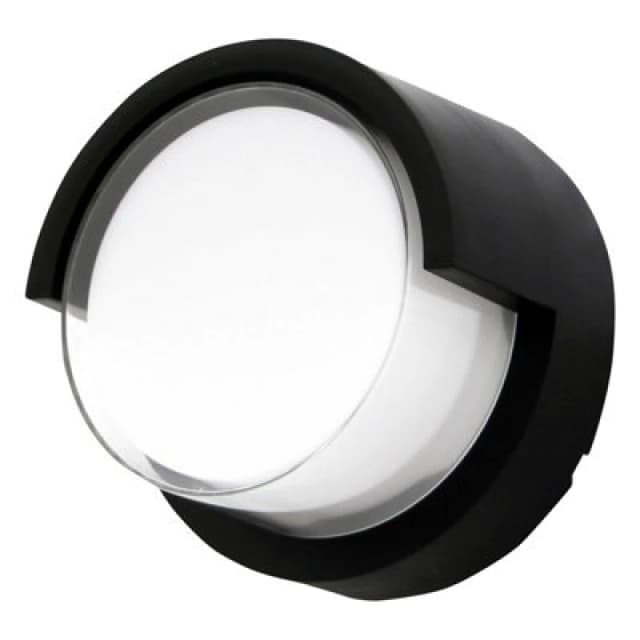 Nxtgen Eugene LED Round Bulkhead 15W All-Weather Tri-Colour Cct Black