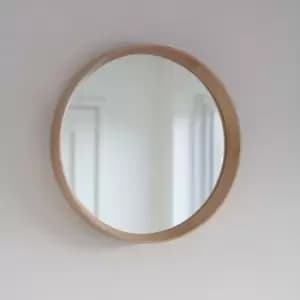 Garden Trading Hambledon Round Mirror Oak