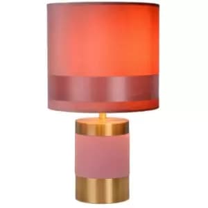 Lucide EXTRAVAGANZA FRIZZLE - Table Lamp - Ø18cm - 1xE14 - Pink