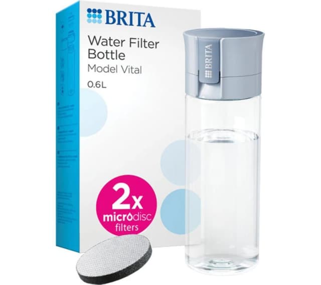 BRITA Model Vital Water Filter Bottle - Light Blue 4006387128371