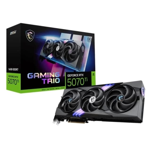 MSI GeForce RTX 5070 Ti 16GB GAMING TRIO OC PLUS 16G GDDR7 Graphics Card