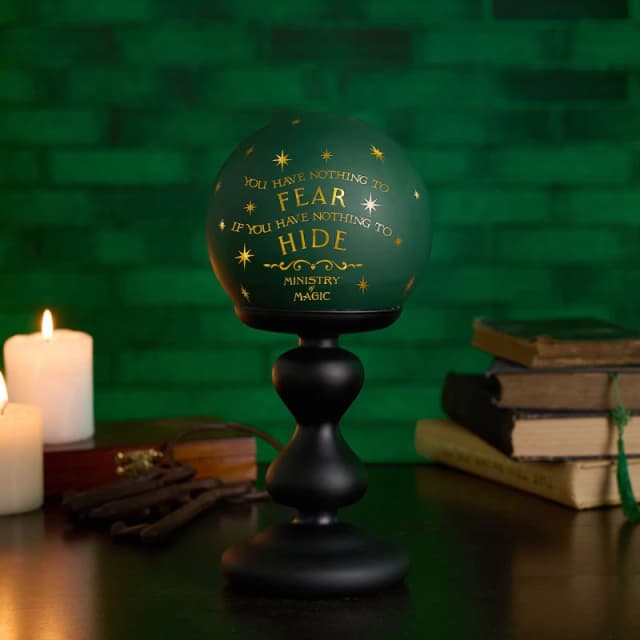 Warner Bros Harry Potter Dark Arts Light Up Object - Ministry Of Magic Green unisex