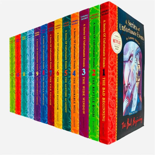 A Series Of Unfortunate Events 13 Book Collection By Lemony Snicket For Young Readers Lemony Snicket Books