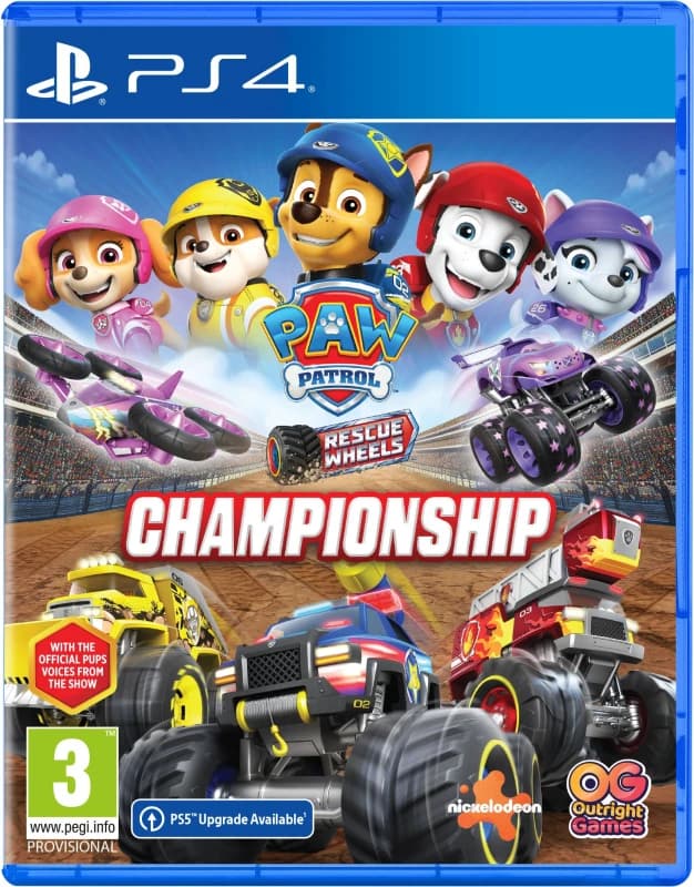 PAW Patrol Rescue Wheels: Championship for PS4