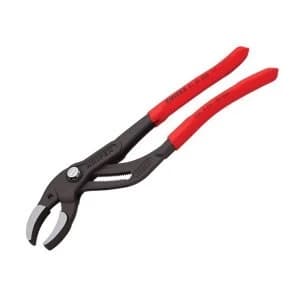 Knipex Plastic Pipe Grip Pliers Black 250mm - 80mm Capacity