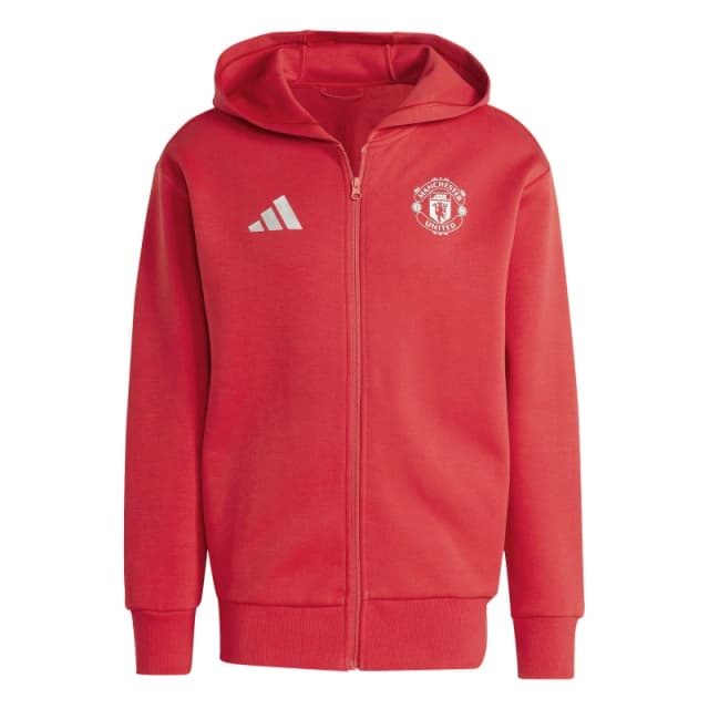 adidas Manchester United Anthem Jacket 2024 2025 Adults Licensed Tracksuit Tops S Red 37476108350