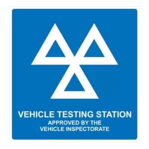 MOT Vehicle Testing Station - RPVC (625 x 600mm)